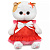 Мягкая игрушка Кошечка Ли-Ли Baby в платье с белым бантом Budi Basa LB-148